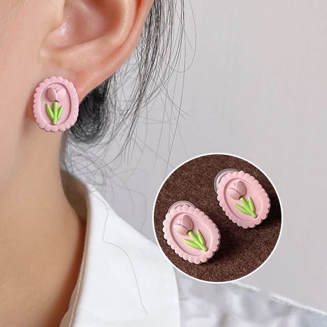 Alloy Tulip Cuff Ear