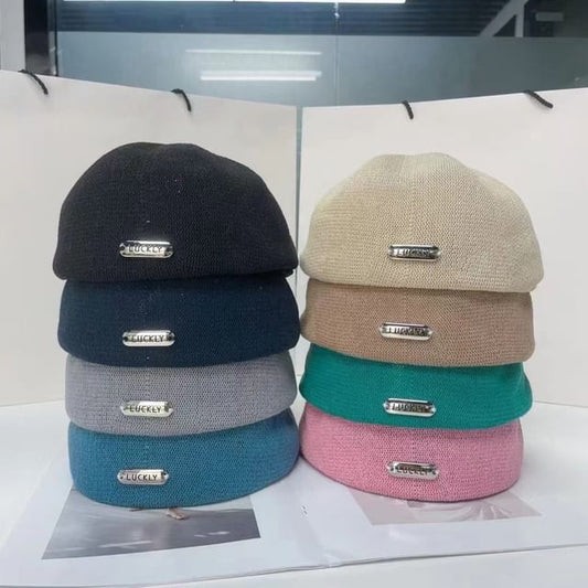 Beret Metal Hat Plate Lettering