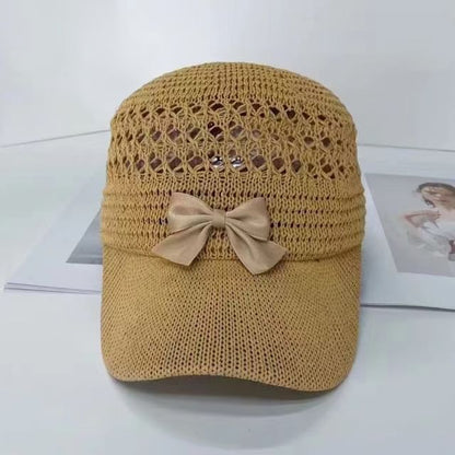 Cap Bow Woven Baseball