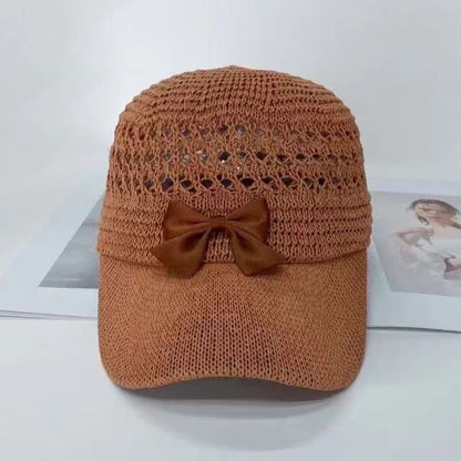 Cap Bow Woven Baseball