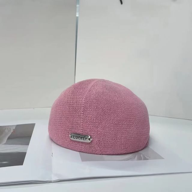 Beret Metal Hat Plate Lettering