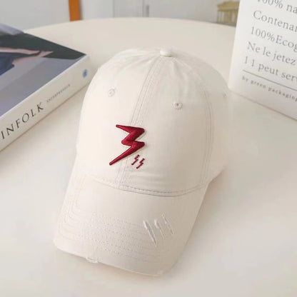 Embroidered Baseball Cap Lightning