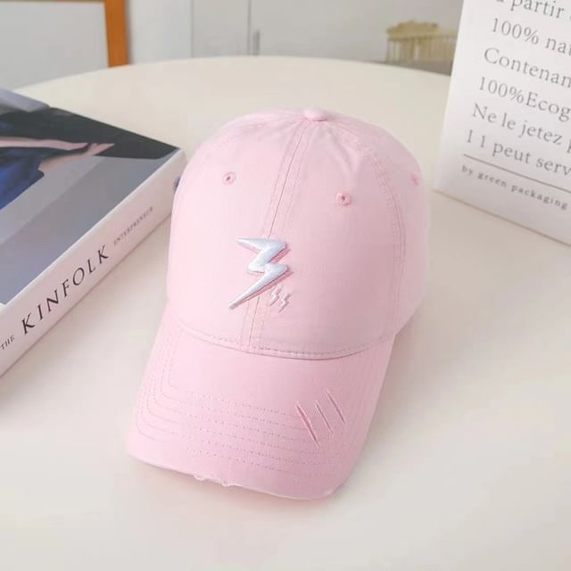 Embroidered Baseball Cap Lightning