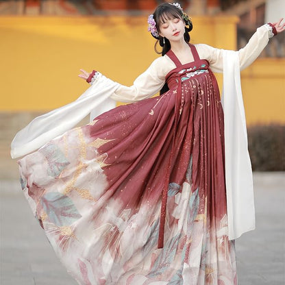 Floral Traditional Chinese Costume Set