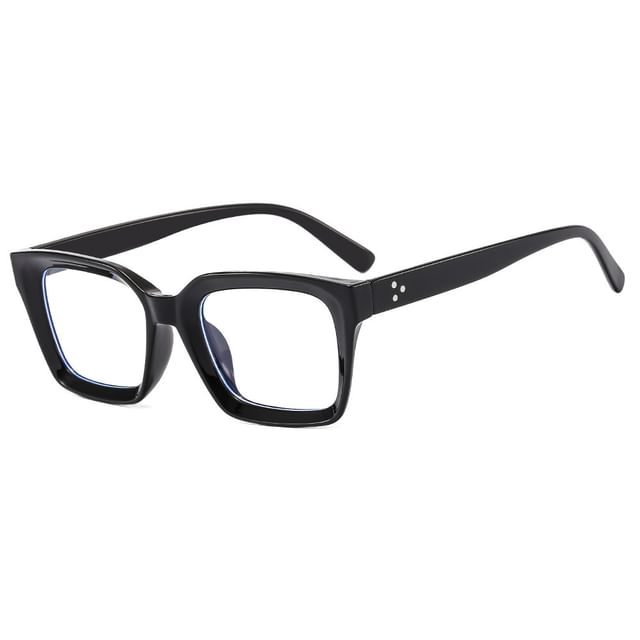 Light Blocking Square Blue Eyeglasses