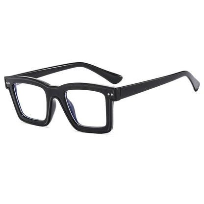 Square Blue Eyeglasses Blocking Light
