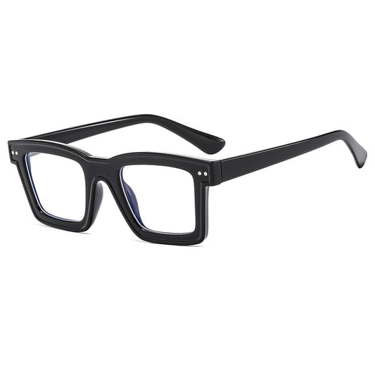 Square Blue Eyeglasses Blocking Light