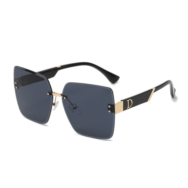 Gradient Square Sunglasses Frameless