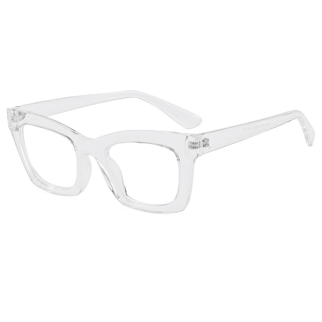 Square Light Eyeglasses Blue Blocking