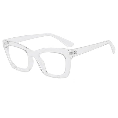 Square Light Eyeglasses Blue Blocking