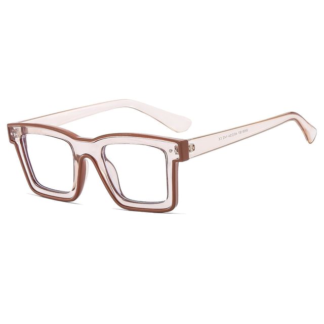 Square Blue Eyeglasses Blocking Light