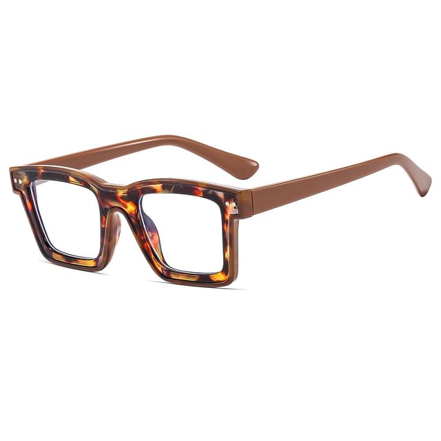 Square Blue Eyeglasses Blocking Light