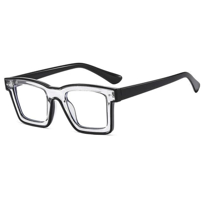 Square Blue Eyeglasses Blocking Light