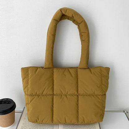 Bag Tote Plain Quilted
