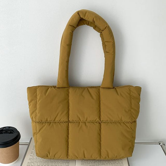 Bag Tote Plain Quilted