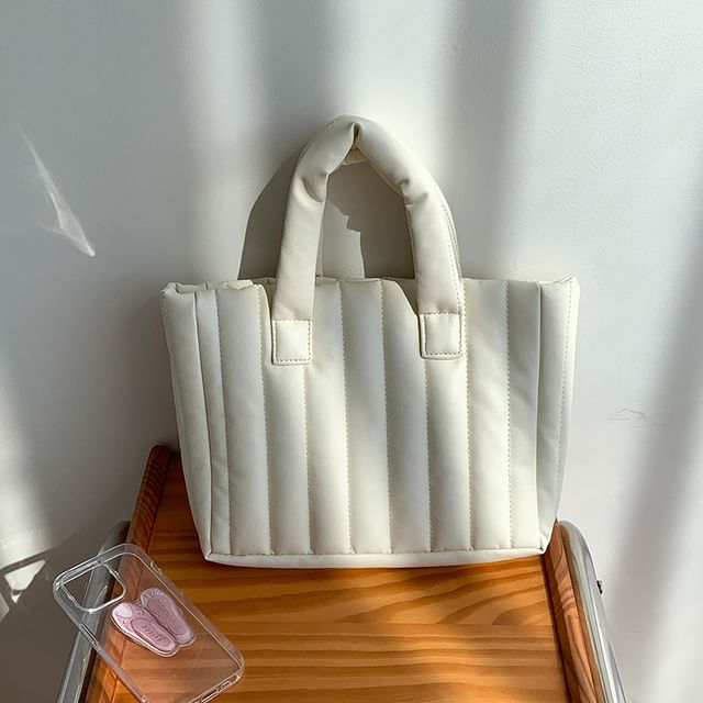 Tote Bag Quilted Plain
