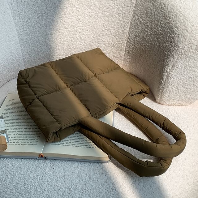 Bag Tote Plain Quilted