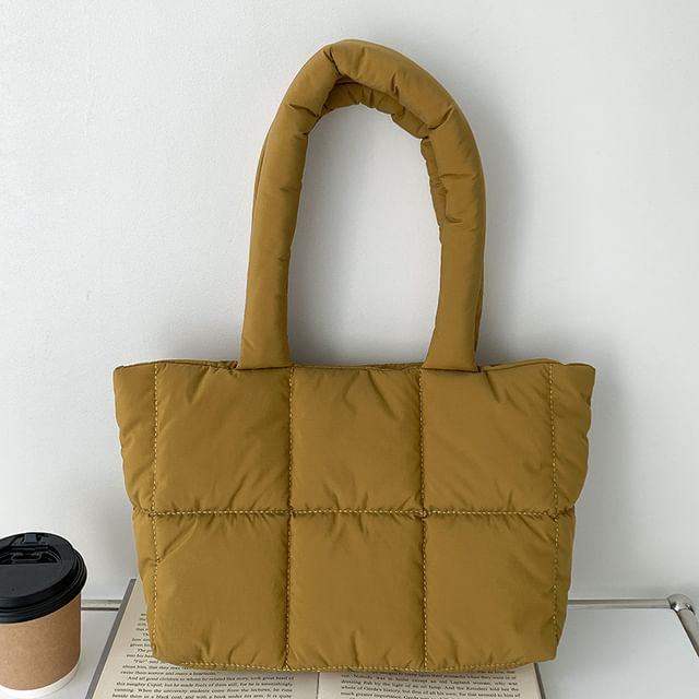 Bag Tote Plain Quilted