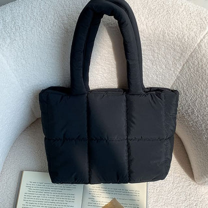 Bag Tote Plain Quilted