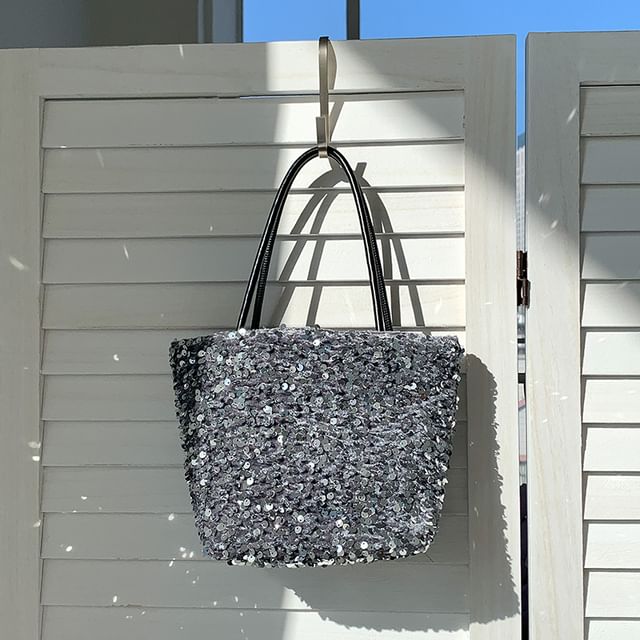 Sequin Tote Bag