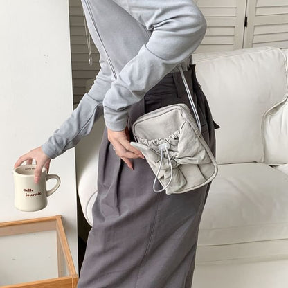 Crossbody Nylon Bag Bow