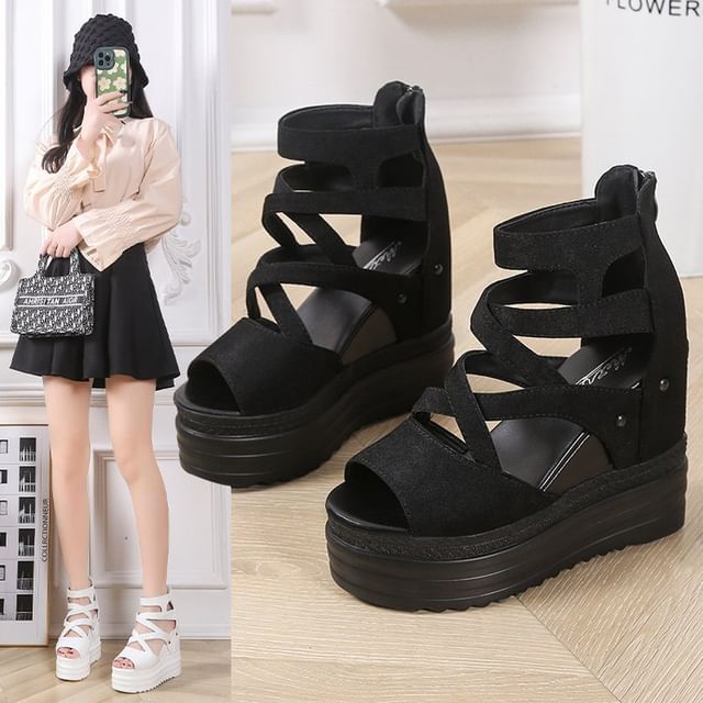 Wedge Sandals Platform Plain