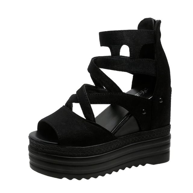 Wedge Sandals Platform Plain