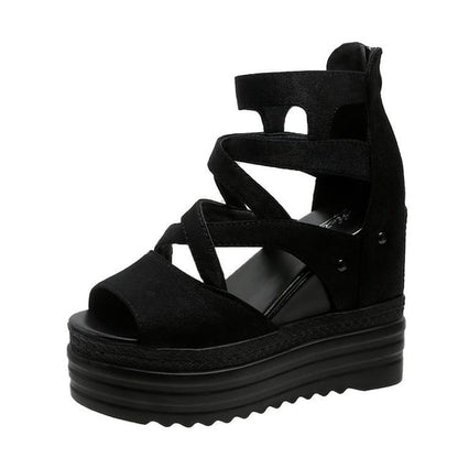 Wedge Sandals Platform Plain