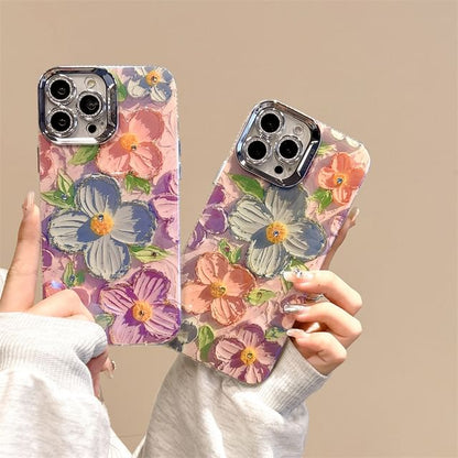 Floral Phone Case - iPhone 15 Pro Max / 15 Pro / 15 / 14 Pro Max / 14 Pro / 14 / 13 Pro Max / 13 Pro / 13 / 12 Pro Max / 12 Pro / 12 / 11