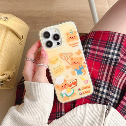 Bear Phone Case - iPhone 15 Pro Max / 15 Pro / 15 / 14 Pro Max / 14 Pro / 14 / 13 Pro Max / 13 Pro / 13 / 12 Pro Max / 12 Pro / 12 / 11