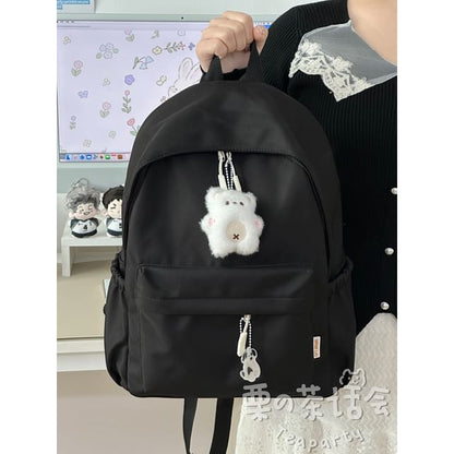 Plain Backpack / Bag Charm / Set