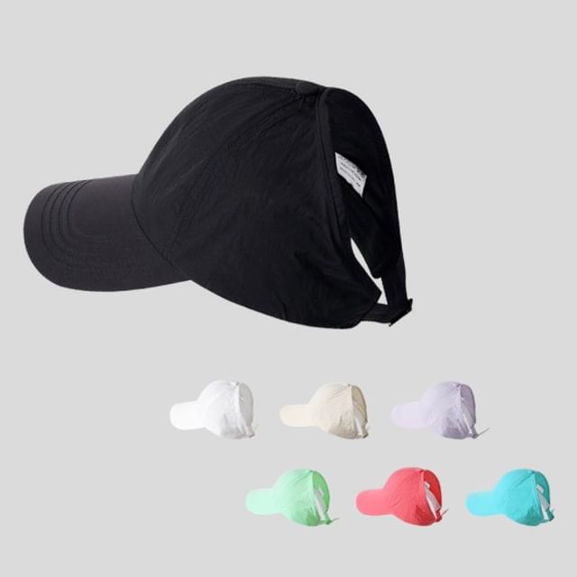 Plain Top Open Cap Baseball