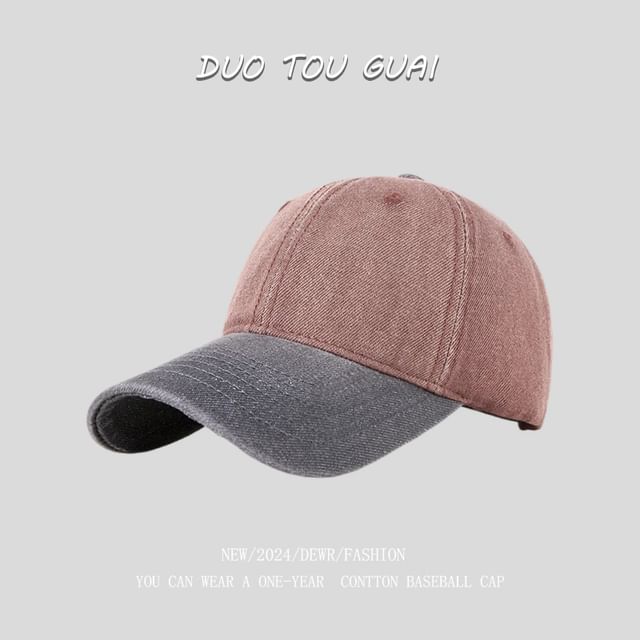 Denim Two Washed Baseball Cap Tone