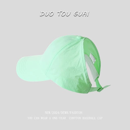 Plain Top Open Cap Baseball