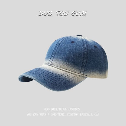 Baseball Denim Cap Washed