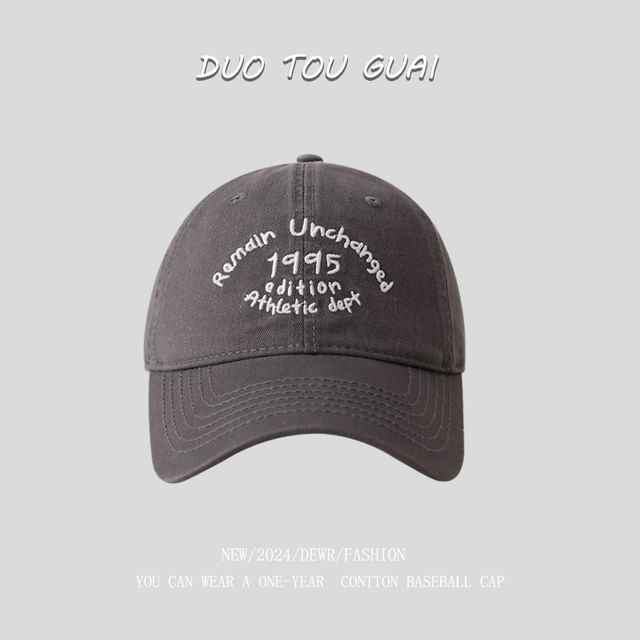 Cap Embroidered Lettering Baseball