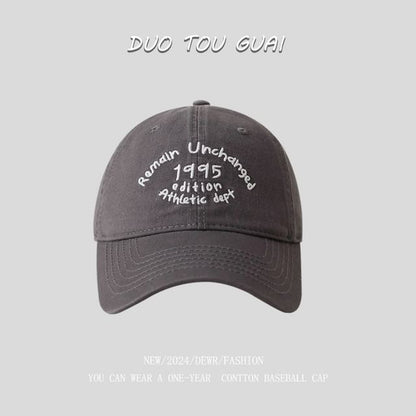 Cap Embroidered Lettering Baseball