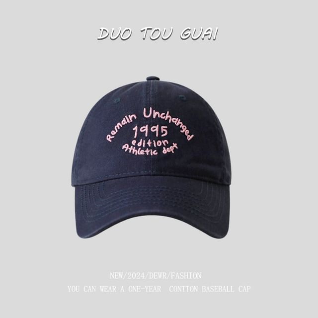 Cap Embroidered Lettering Baseball