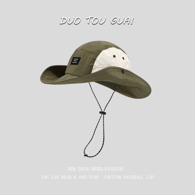 Two Bucket Applique Tone Hat