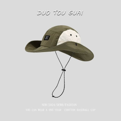 Two Bucket Applique Tone Hat