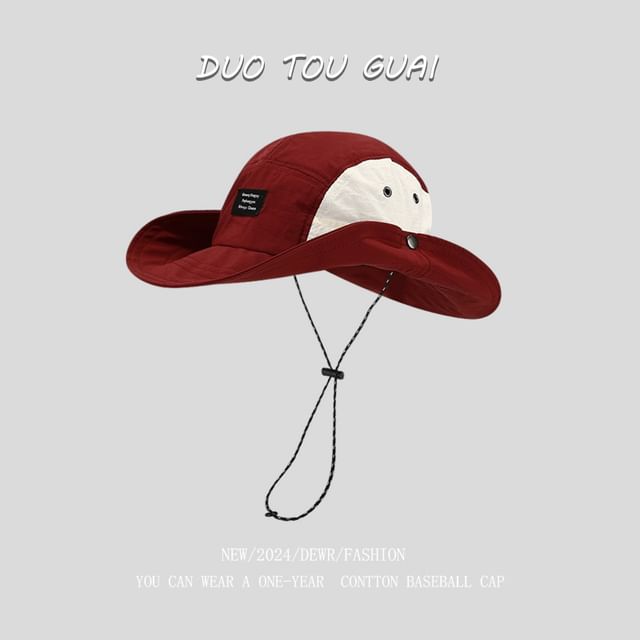 Two Bucket Applique Tone Hat