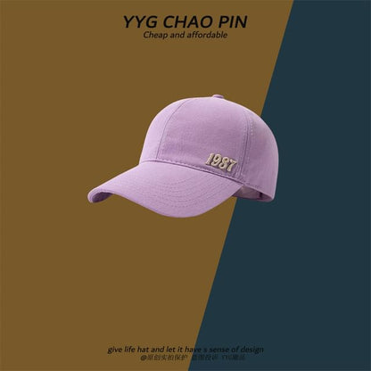 Open Top Baseball Number Cap Embroidered