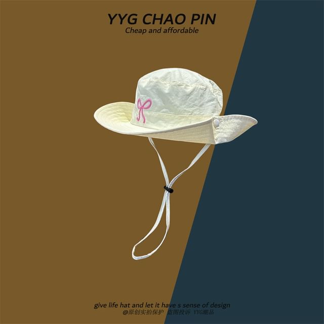 Boonie Bow Embroidered Hat