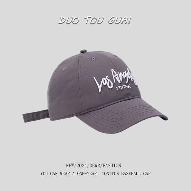 Cap Embroidered Baseball Lettering