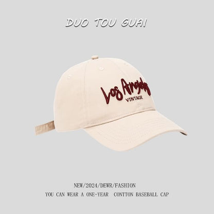 Cap Embroidered Baseball Lettering