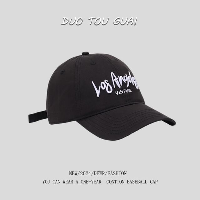 Cap Embroidered Baseball Lettering