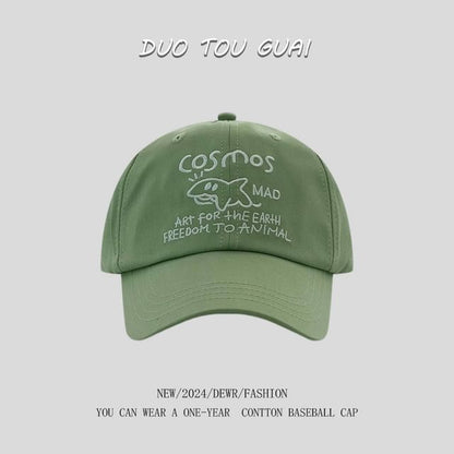 Cap Lettering Baseball Embroidered