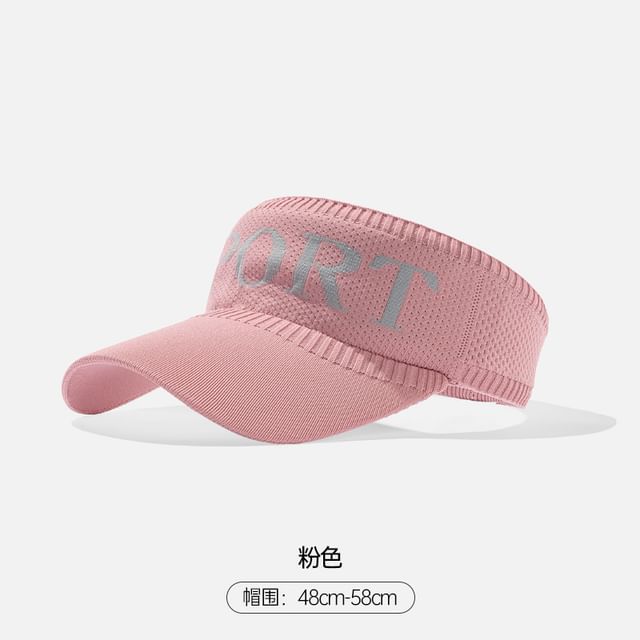 Knit Visor Lettering