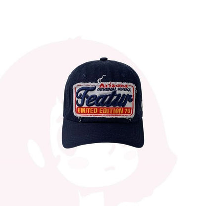 Cap Embroidered Baseball Lettering Applique