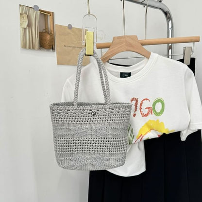 Shoulder Bag Crossbody Plain Knit /